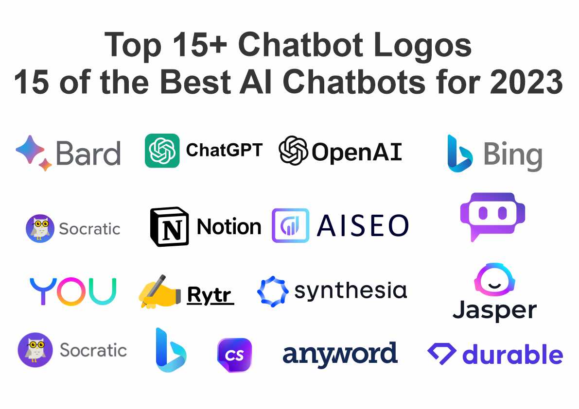 Top 15+ Chatbot Logos – 15 of the Best AI Chatbots for 2023